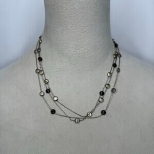 36. Gold 3-strand necklace